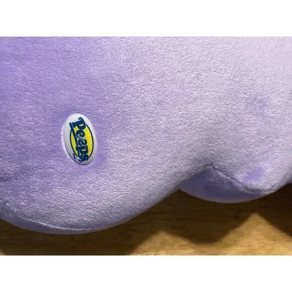 PEEPS Punk Rock EASTER BUNNY Rabbit 15" PURPLE Emo Rabbit Plush Embroidered - Picture 7 of 8